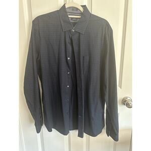 American Eagle Outfitters Men's L/S Slim Fit Button Down Shirt Large